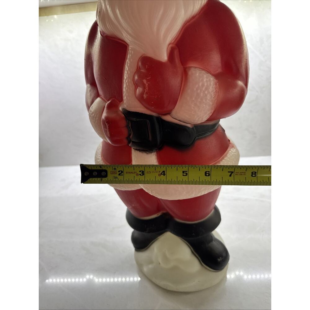 Vintage Blow Mold Santa Claus Working Light 1973 Empire 23” Carolina Enterprises - Picture 15 of 15